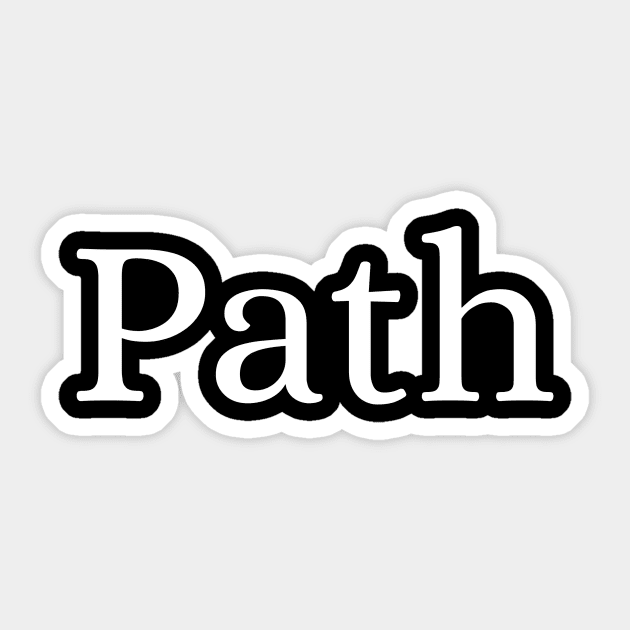 Path Sticker by Des